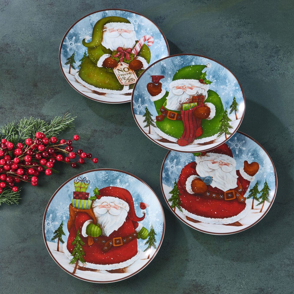 2- Pfaltzgraff Winterberry Accent Appetizer Star Salad Plates buy 8