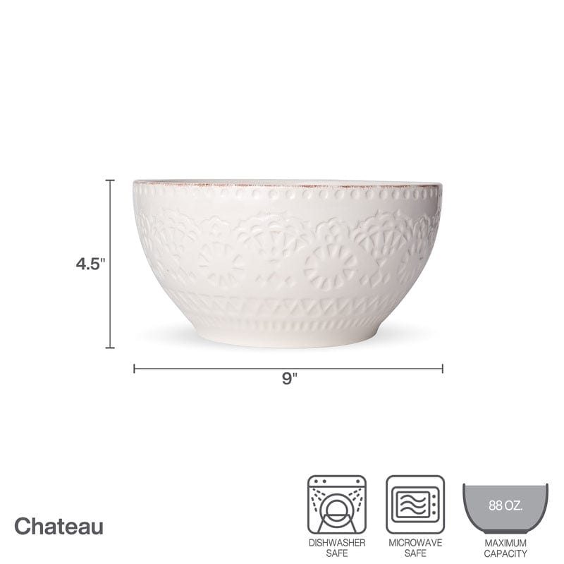 Chateau Cream Serving Bowl Pfaltzgraff