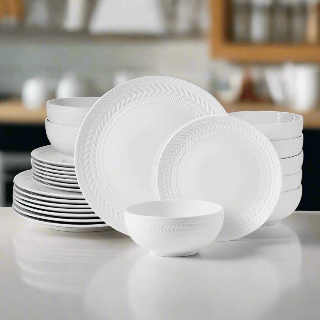 Josephine 24 Piece Dinnerware Set Service for 8 Pfaltzgraff