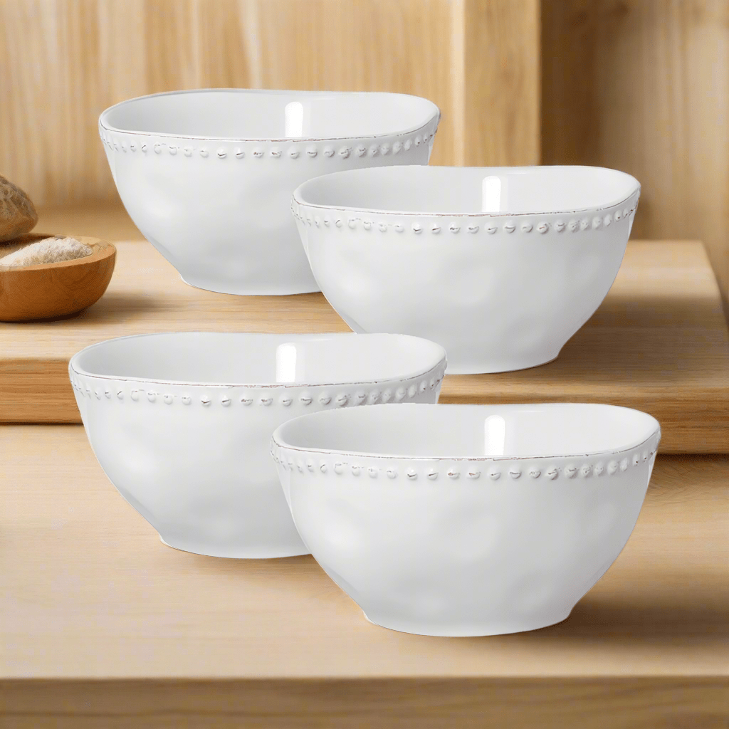 Set of 4 soup bowls top