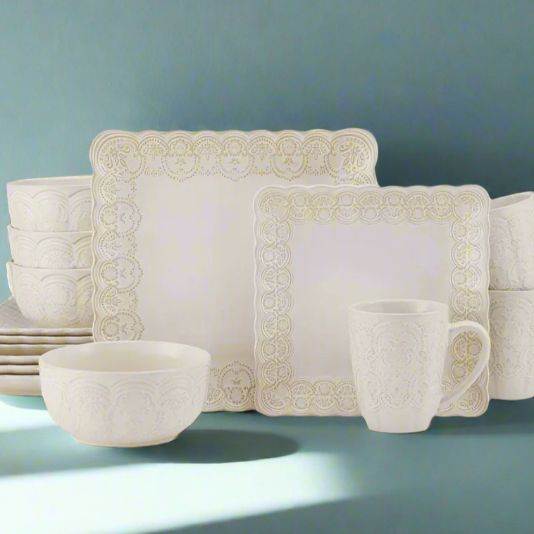 Madeleine 16 Piece Dinnerware Set Service for 4