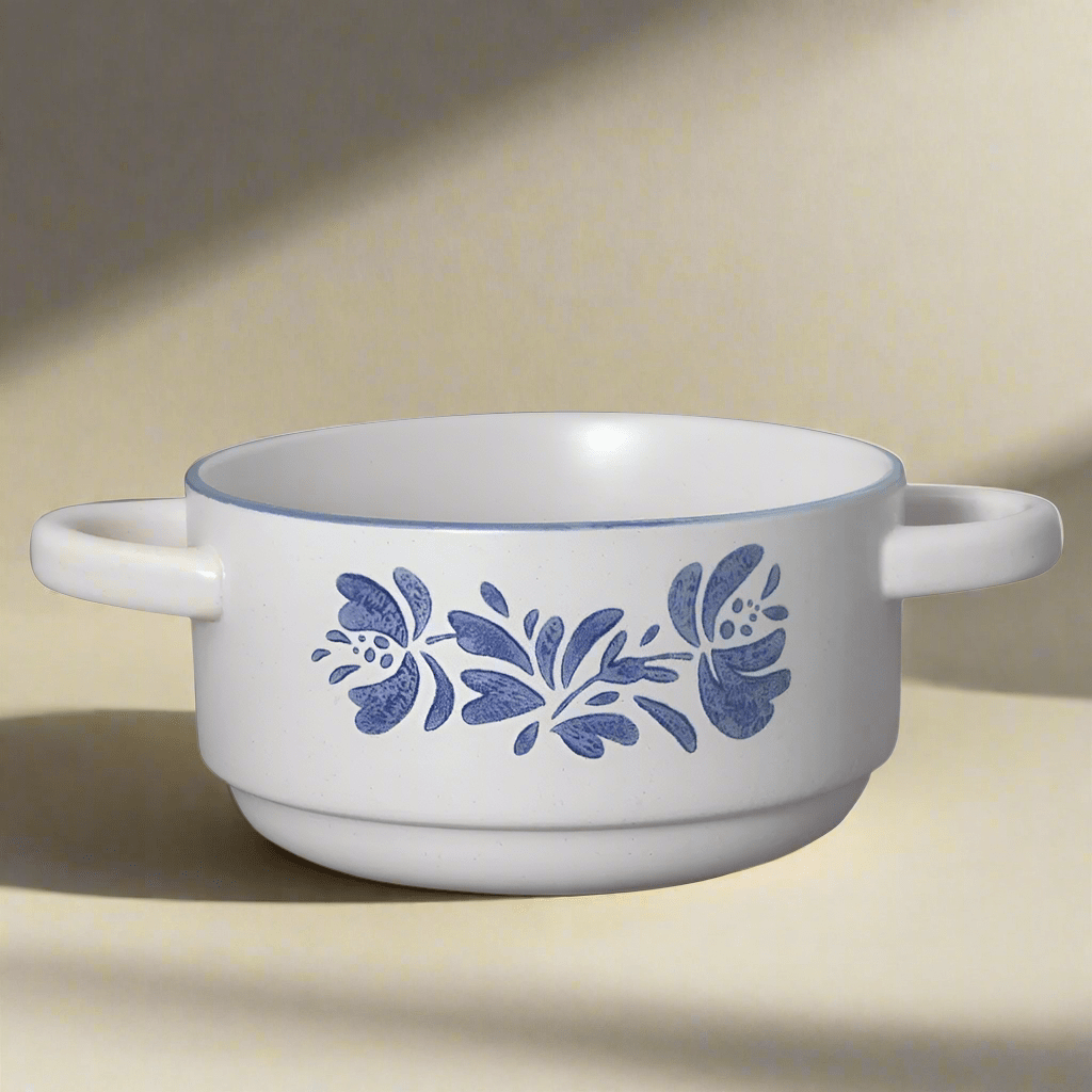 Double handled soup bowls best sale