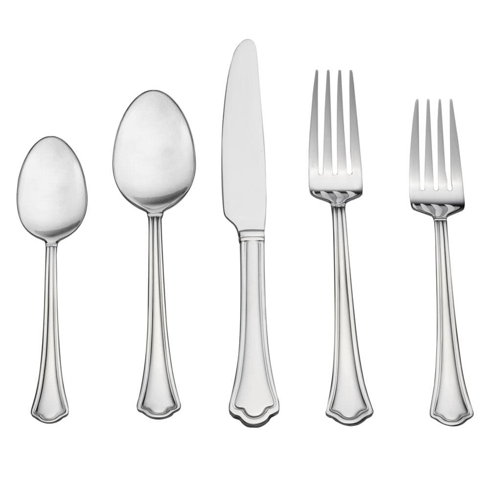 53-piece Silverware Set Service For 8 With Steak Knives And Serving  Utensils, Forks And Spoons Silverware Set, Stainless Steel Flatware Cutlery  Set, E