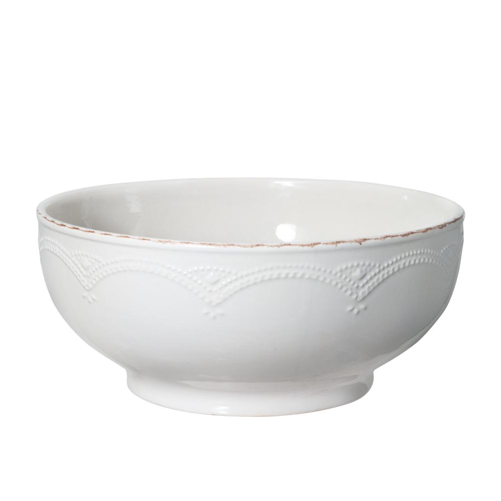 Pfaltzgraff French Lace White Serve Bowl