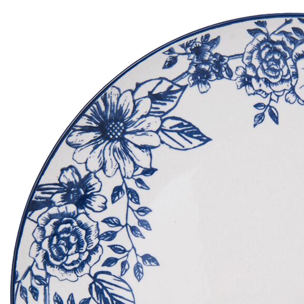 Pfaltzgraff Gabriela Storage Bowls, 6 inch, Blue and White