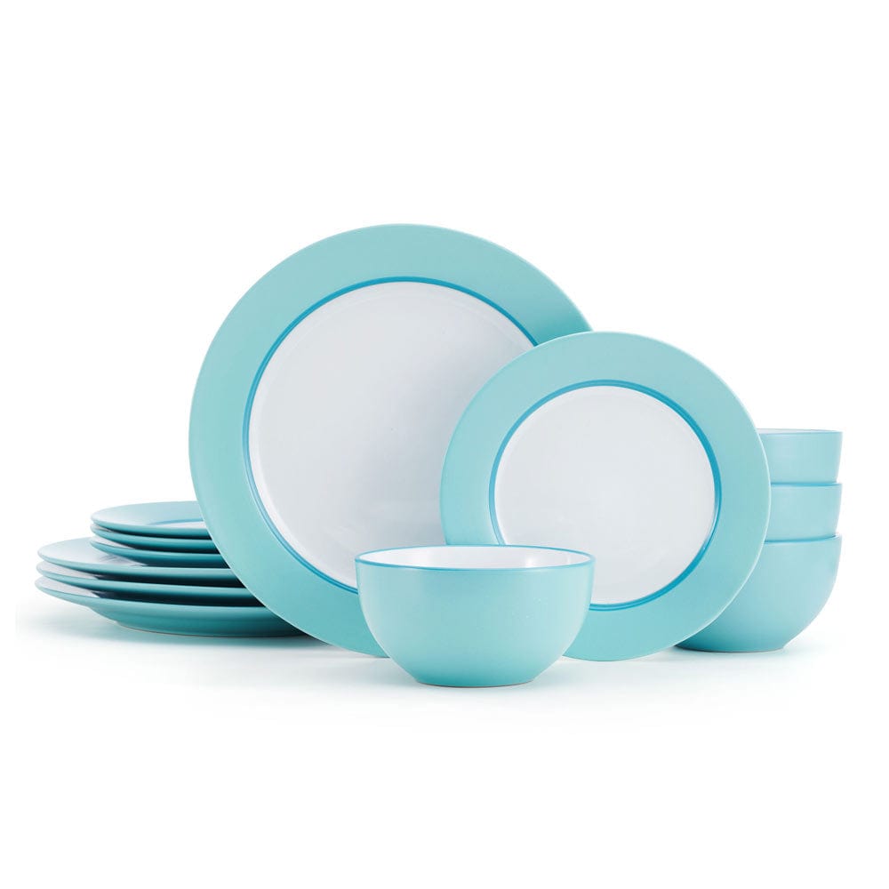 Teal dinnerware outlet sets