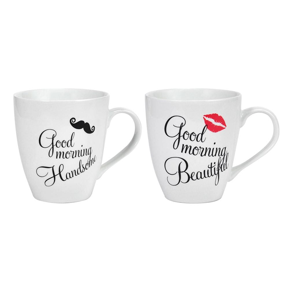 Good Morning Beautiful/handsome Coffee Cups 