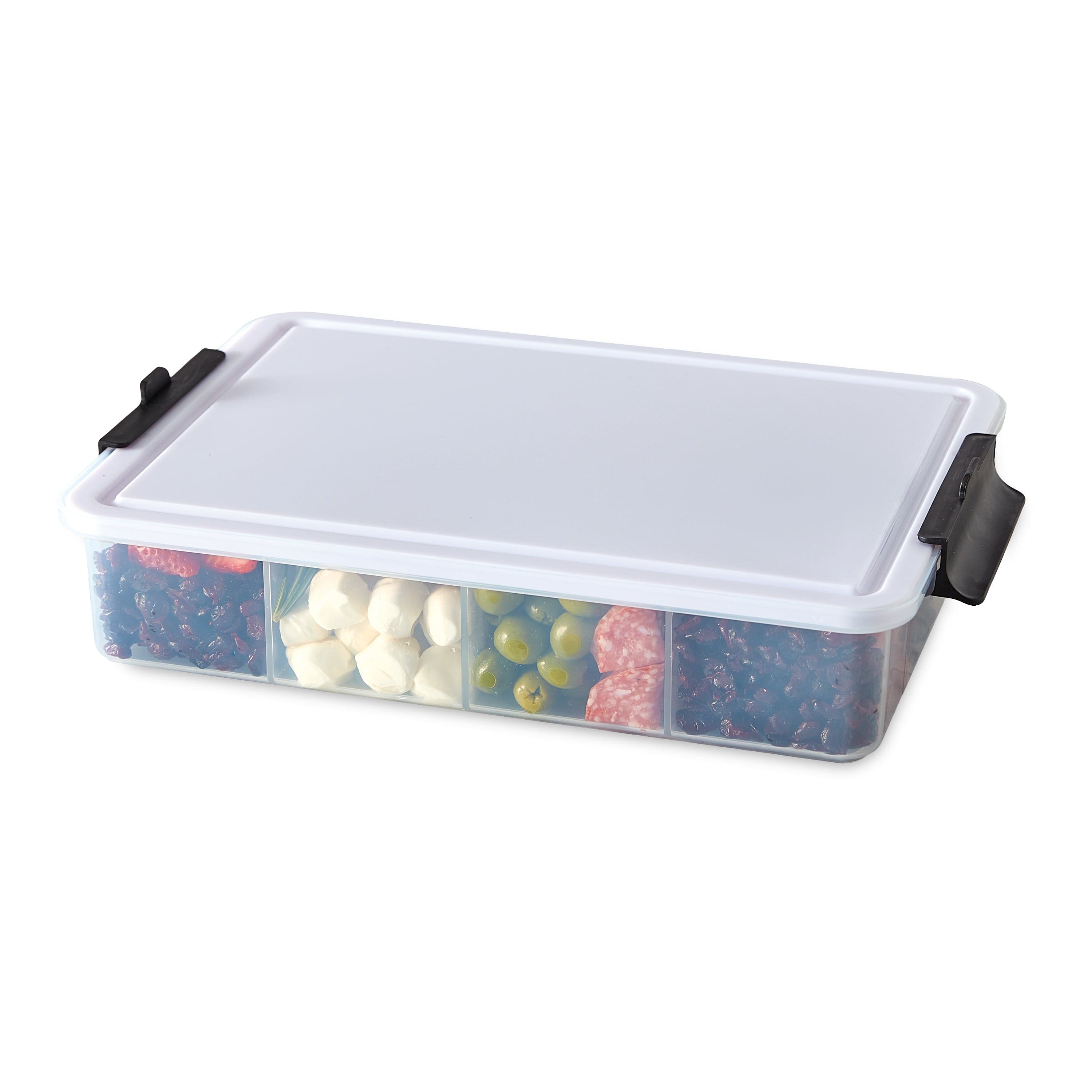 Farberware Build-A-Board ™ Snacklebox with Locking Plastic Cutting Board Lid