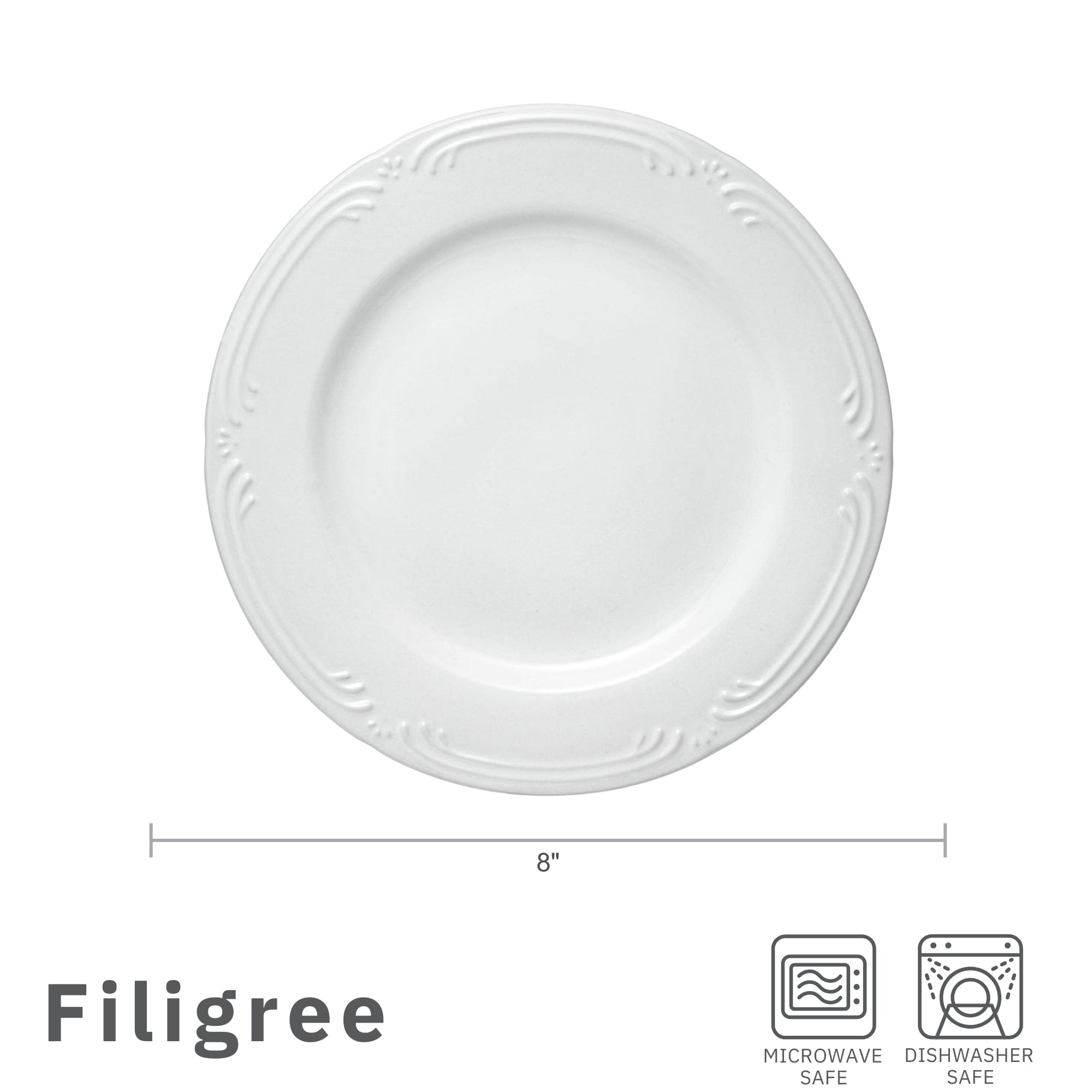 Filigree® Set of 4 Salad Plates