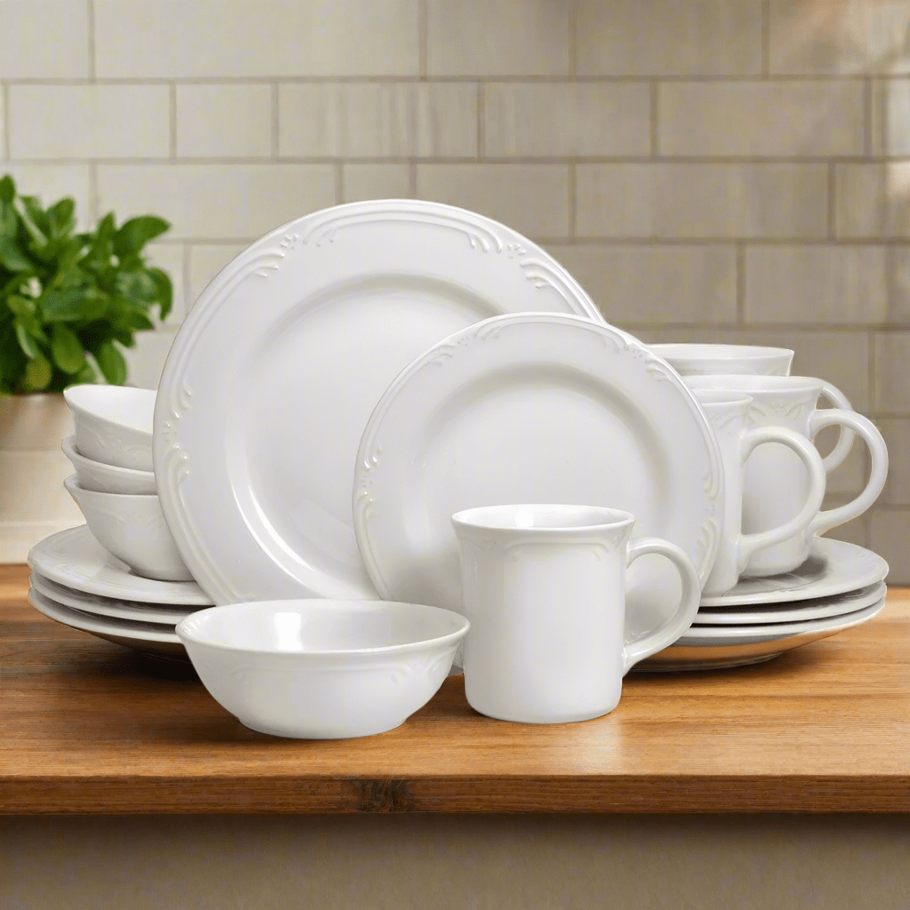 Filigree® 16 Piece Dinnerware Set, Service for 4