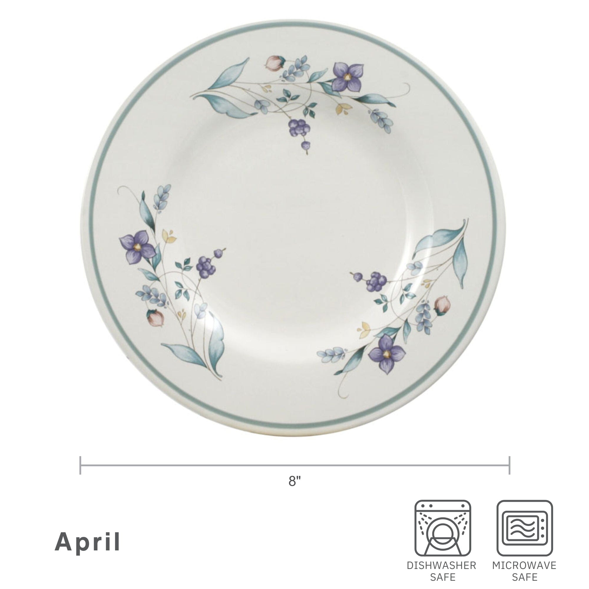 April Salad Plate