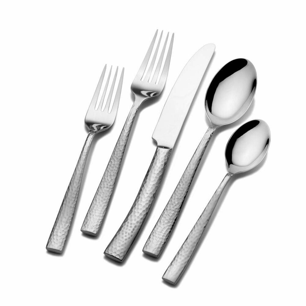 Textured 20 Piece Flatware Set, Service for 4