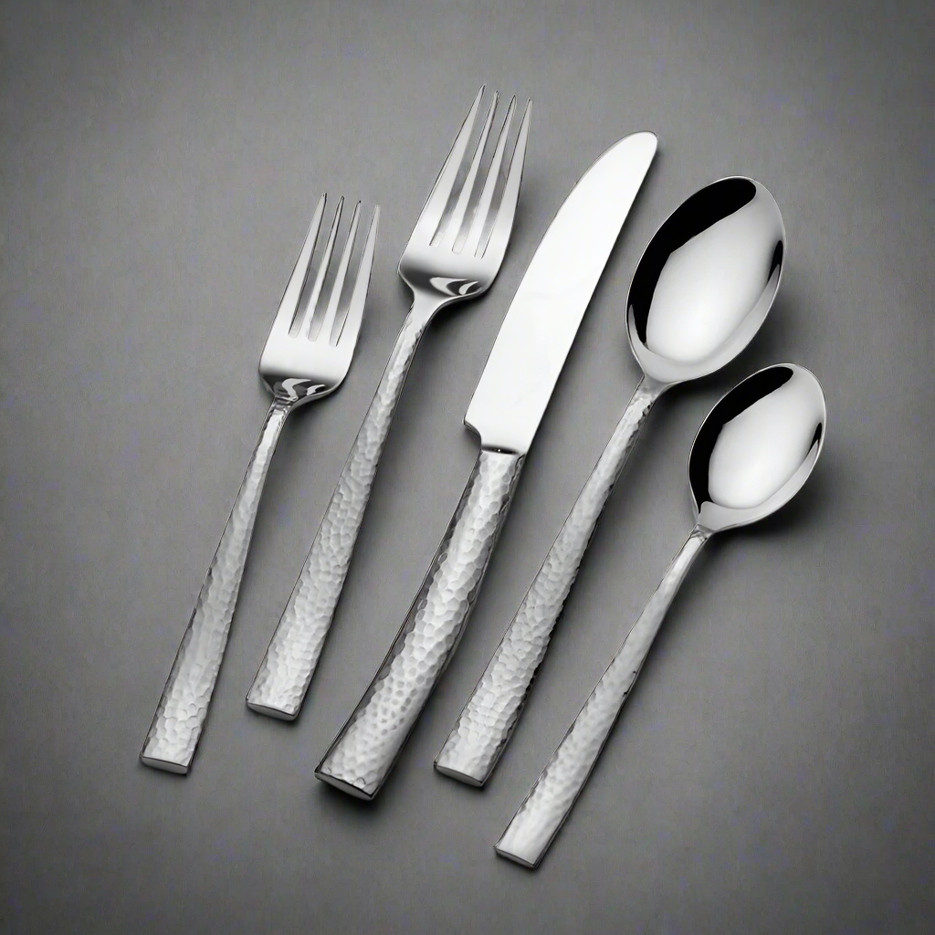 Textured 20 Piece Flatware Set, Service for 4