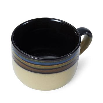 Ceramic Jumbo Soup Coffee Mug - Vicrays Large 27 OZ Round Mugs Extra Big  Bowls Handles Blue Stoneware Friends Wide Oversized Cup Handle Latte