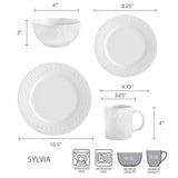 Pfaltzgraff sylvia 32 outlet piece dinnerware set