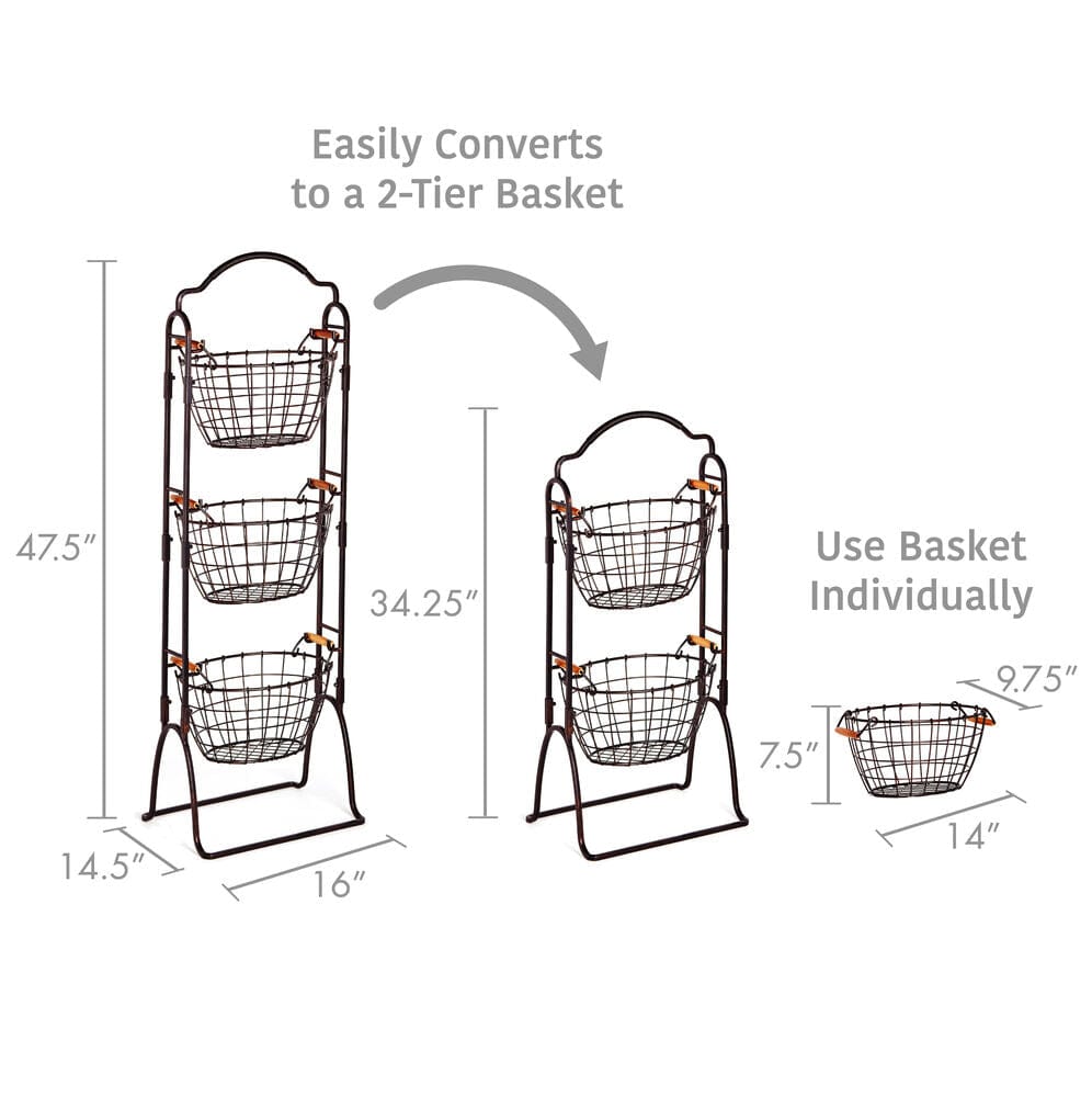 Harbor Adjustable Standing Storage Rack