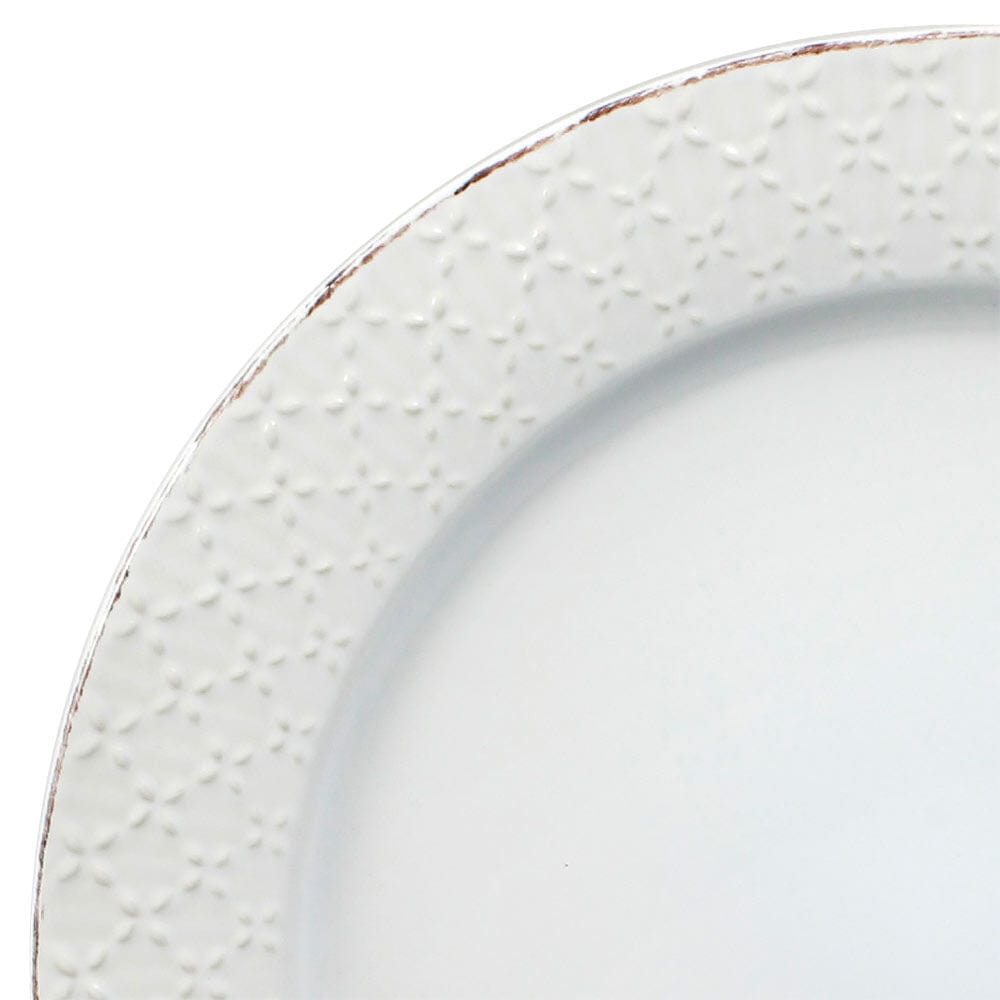 French Lace White Service for 8 with Serveware