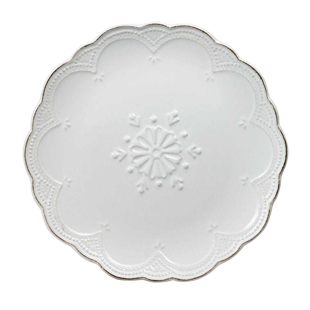 French Lace Set of 4 White Salad Plates – Pfaltzgraff