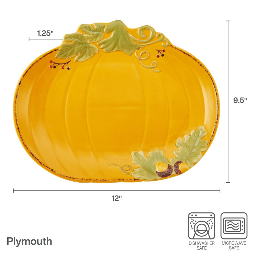 Plymouth Pumpkin Platter