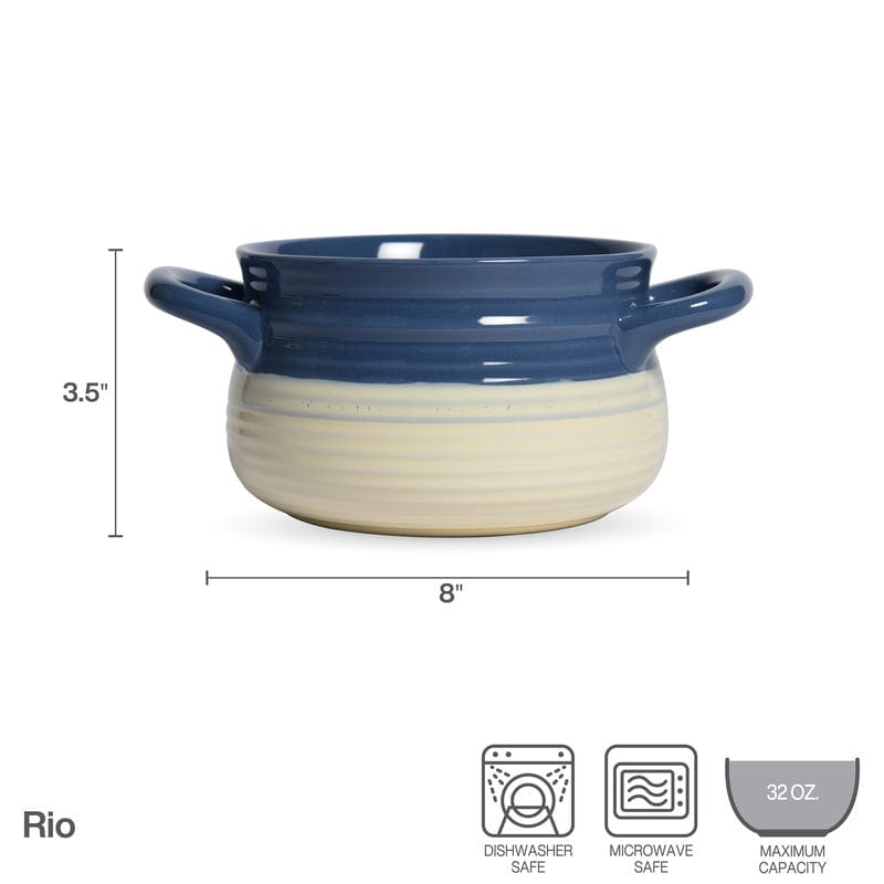 Rio Double Handled Soup Bowl