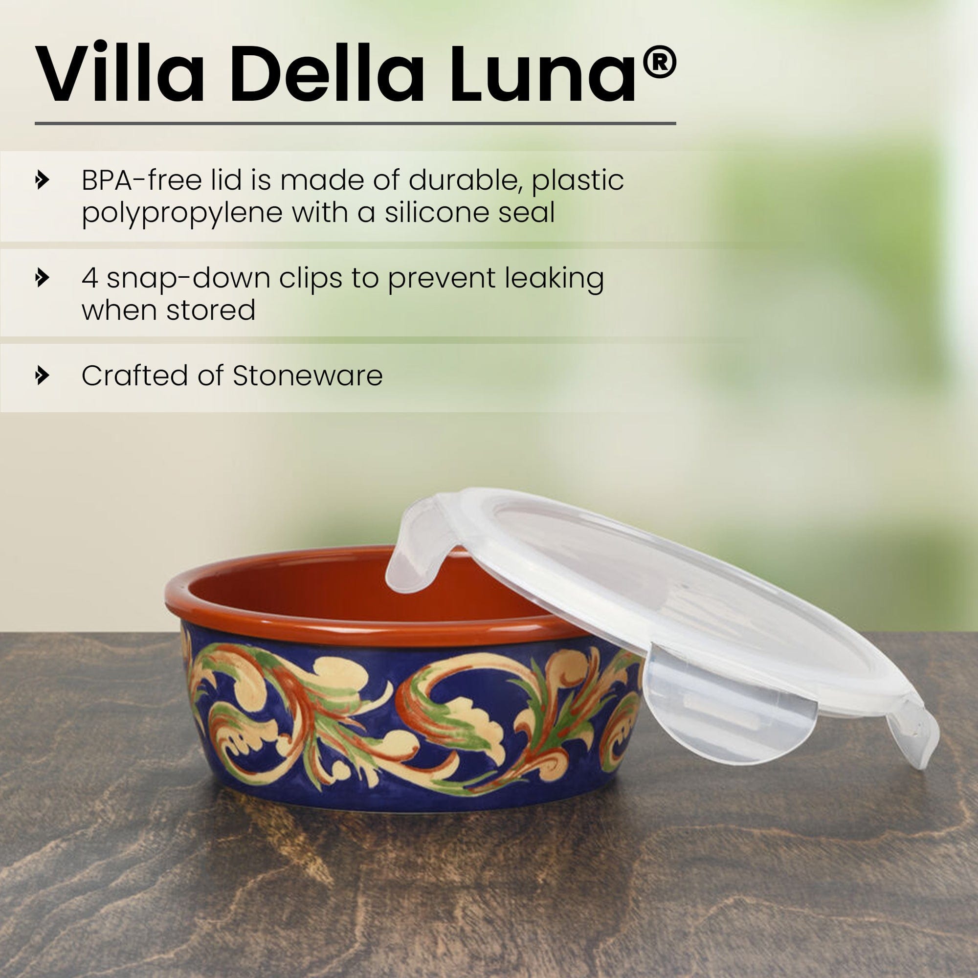 Villa della Luna® Storage Bowl with Lid