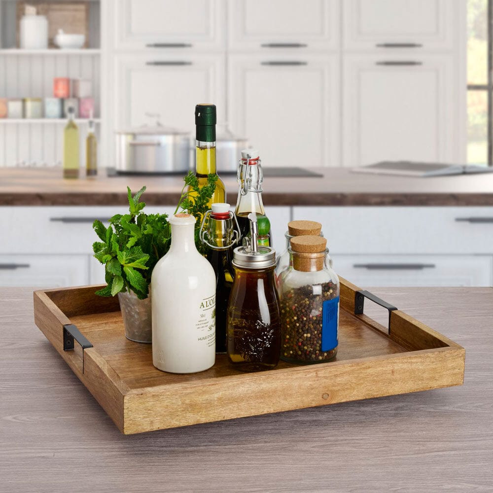 Square Lazy Susan Serving Tray