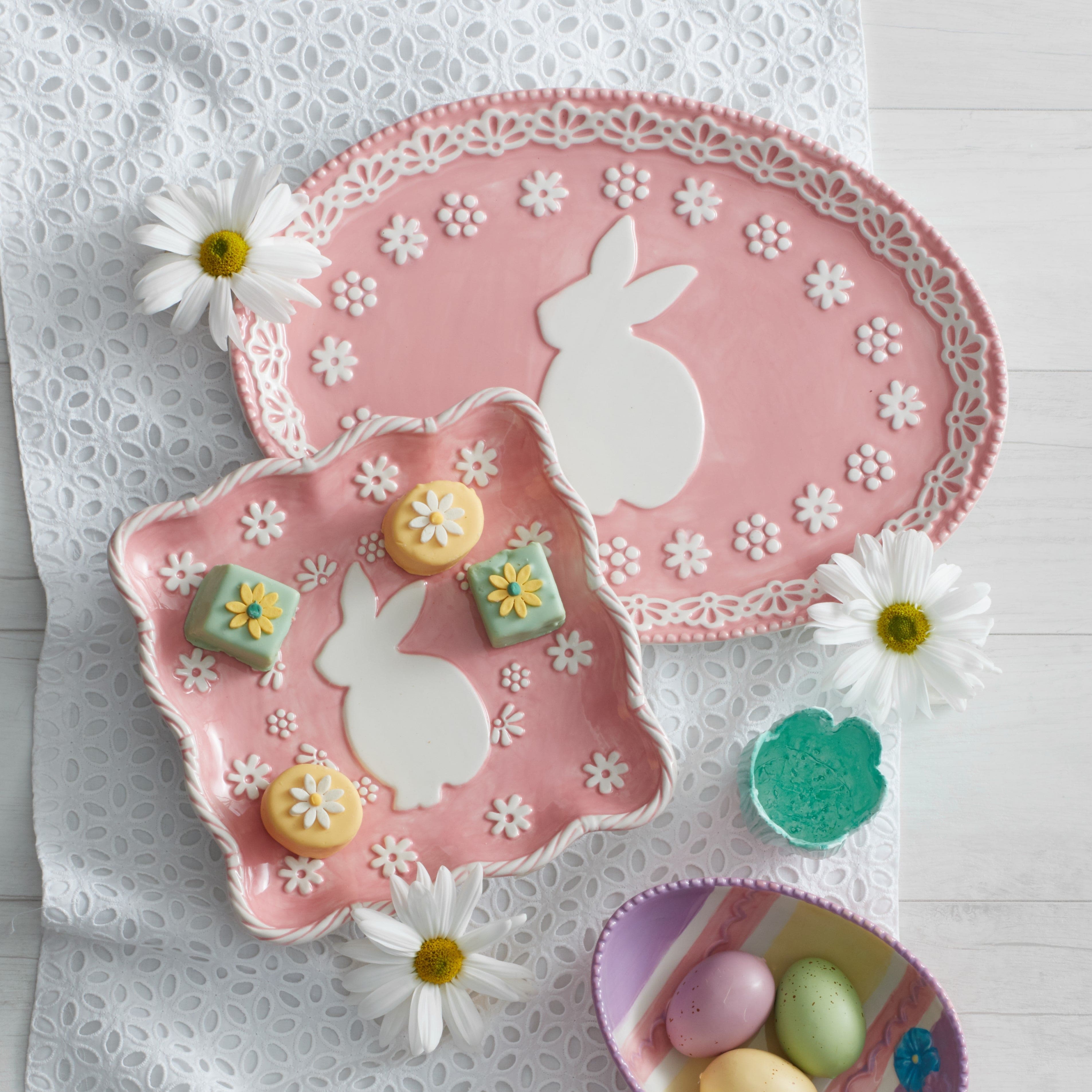 Easter Bunny Oval Platter