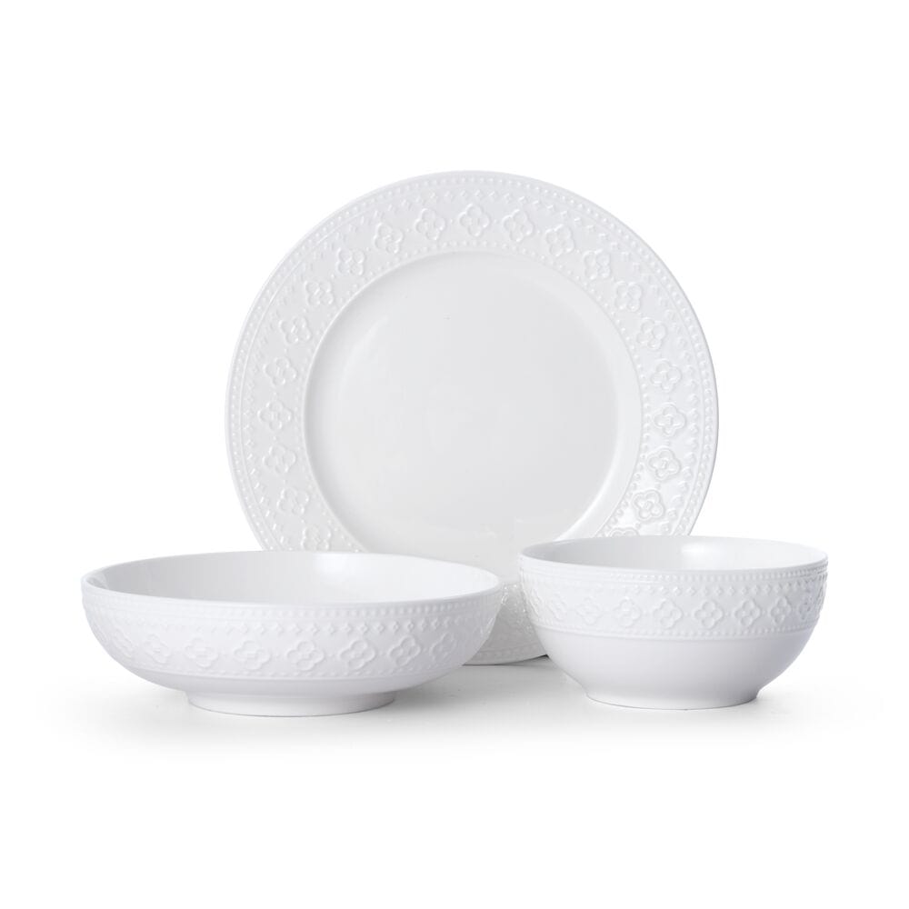 Haisley 12 Piece Dinnerware Set, Service for 4