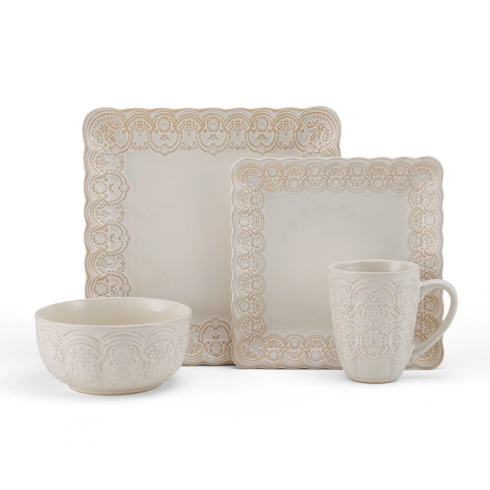 Madeleine 16 Piece Dinnerware Set, Service for 4