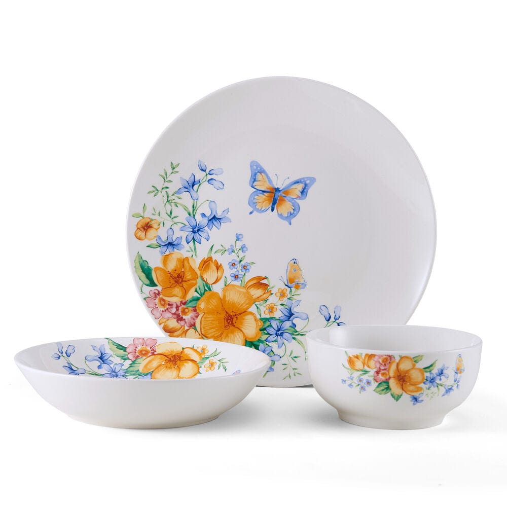 Anna 18 Piece Dinnerware Set, Service for 6