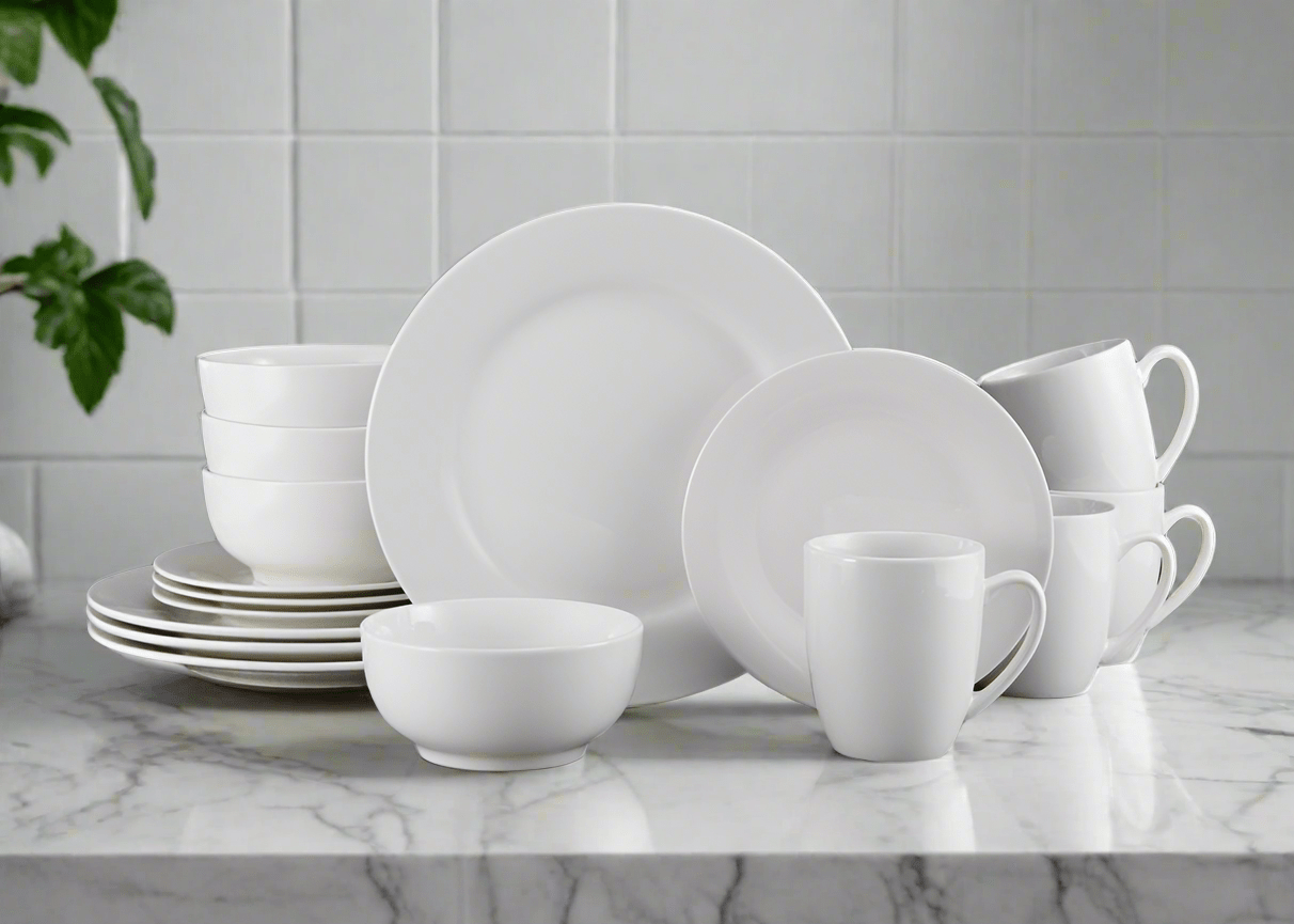 Kendall 16 Piece Dinnerware Set, Service for 4