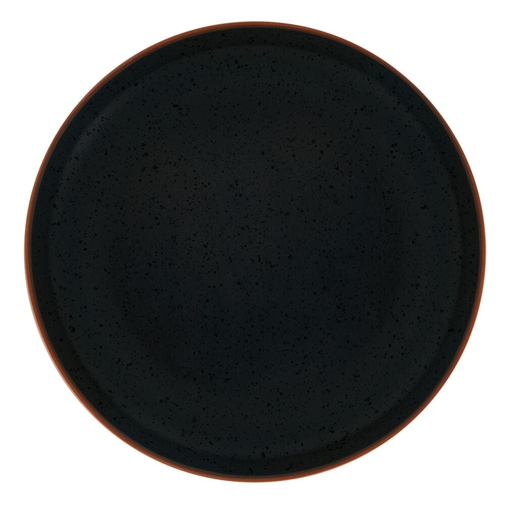 Hunter Black 16 Piece Dinnerware Set, Service for 4