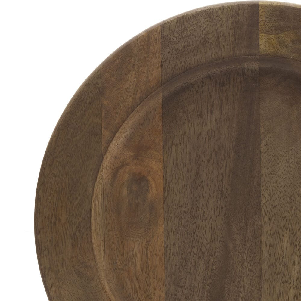 Mango Wood Set of 4 Charger Plates