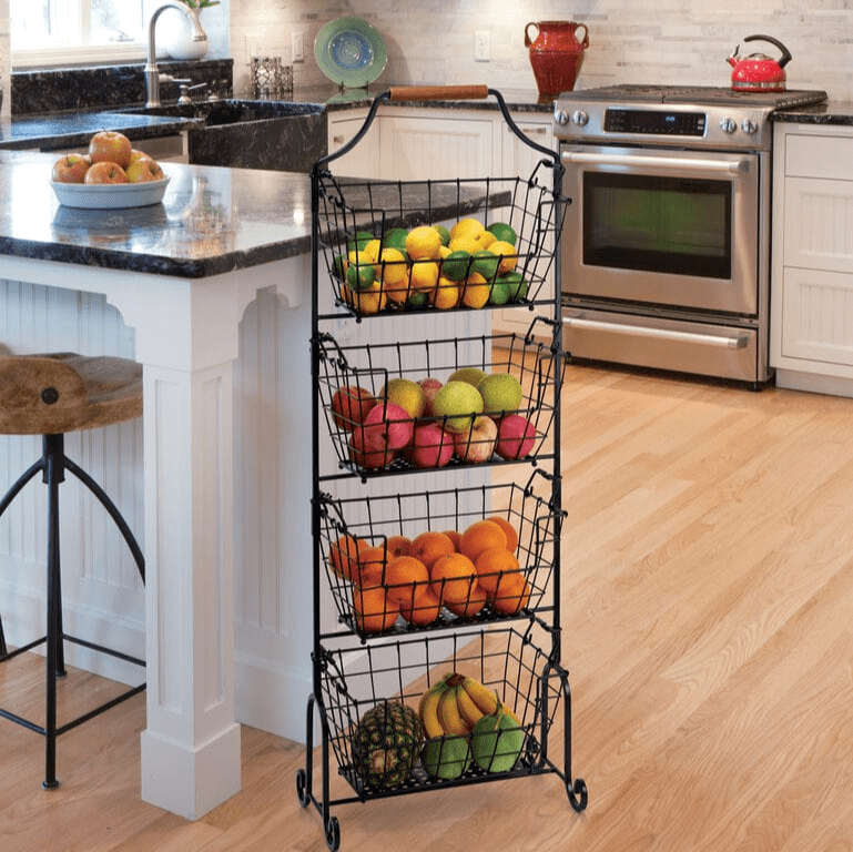 Laguna 4 Tier Adjustable Standing Storage Rack