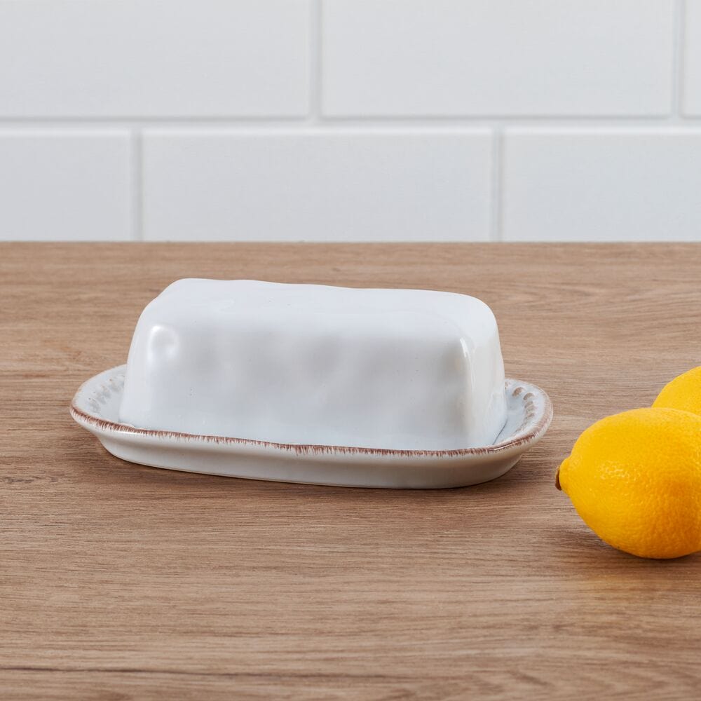 Canyon Bead Covered Butter Dish