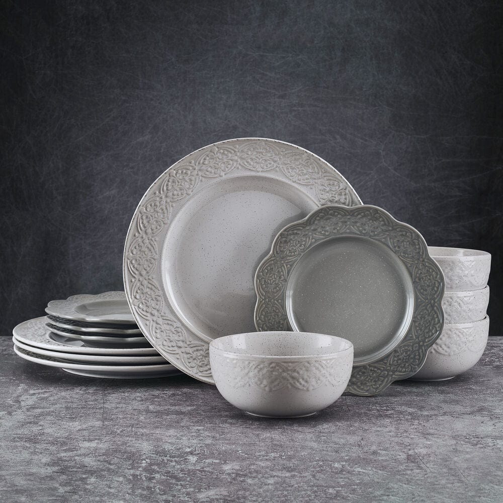 Gia 12 Piece Dinnerware Set, Service for 4