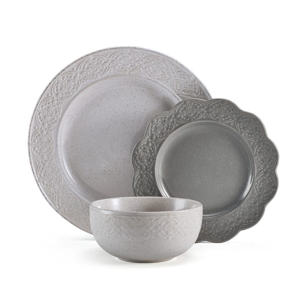 Gia 12 Piece Dinnerware Set, Service for 4