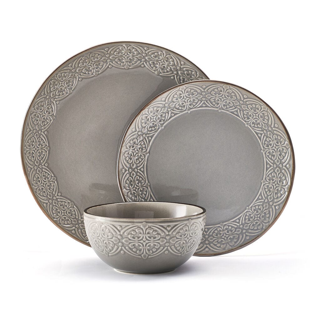 Emma 12 Piece Dinnerware Set, Service for 4