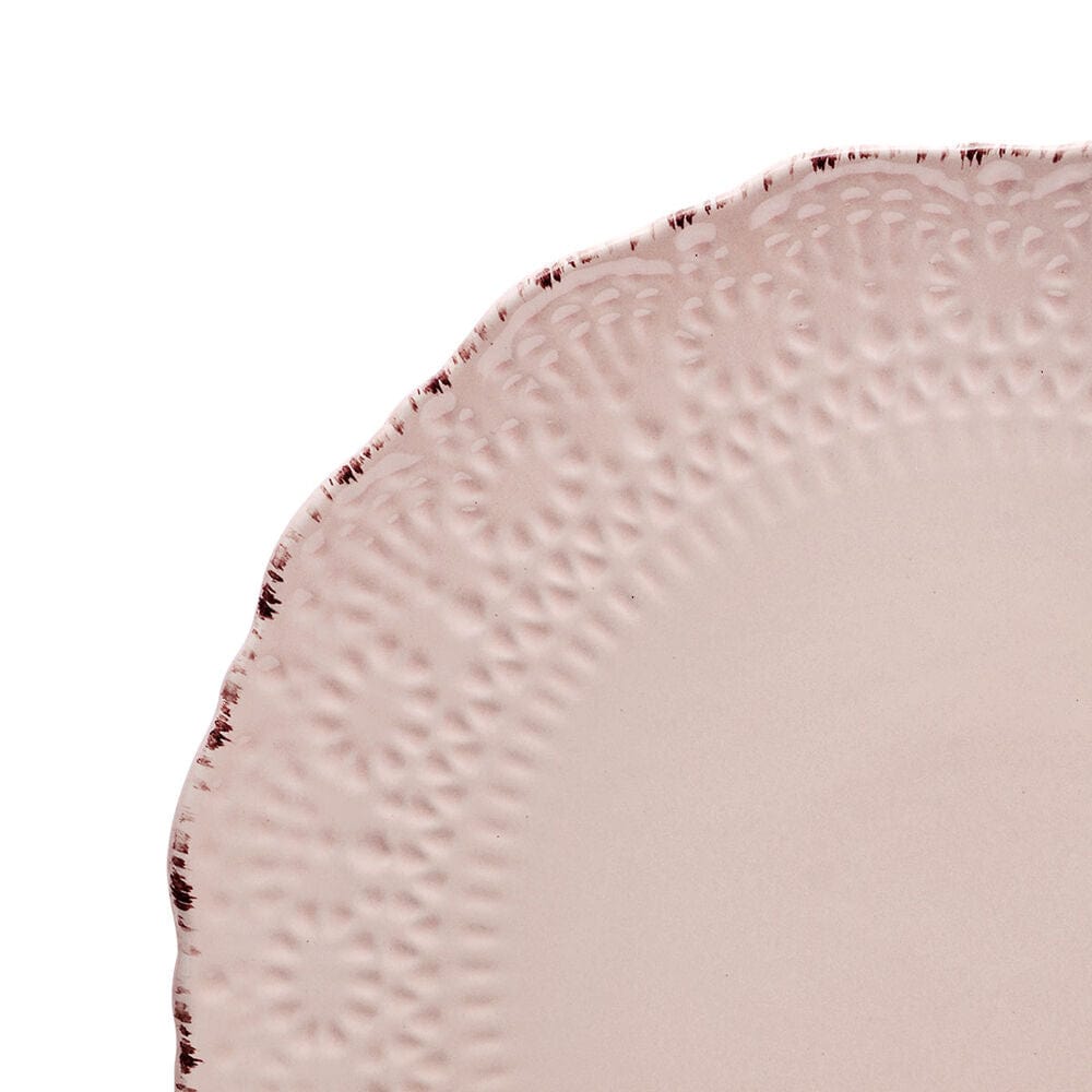 Chateau Pink 12 Piece Dinnerware Set, Service for 4