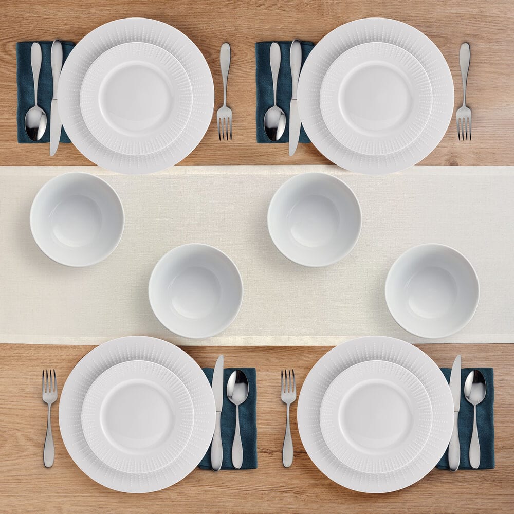 Cassie 12 Piece Dinnerware Set, Serivce for 4