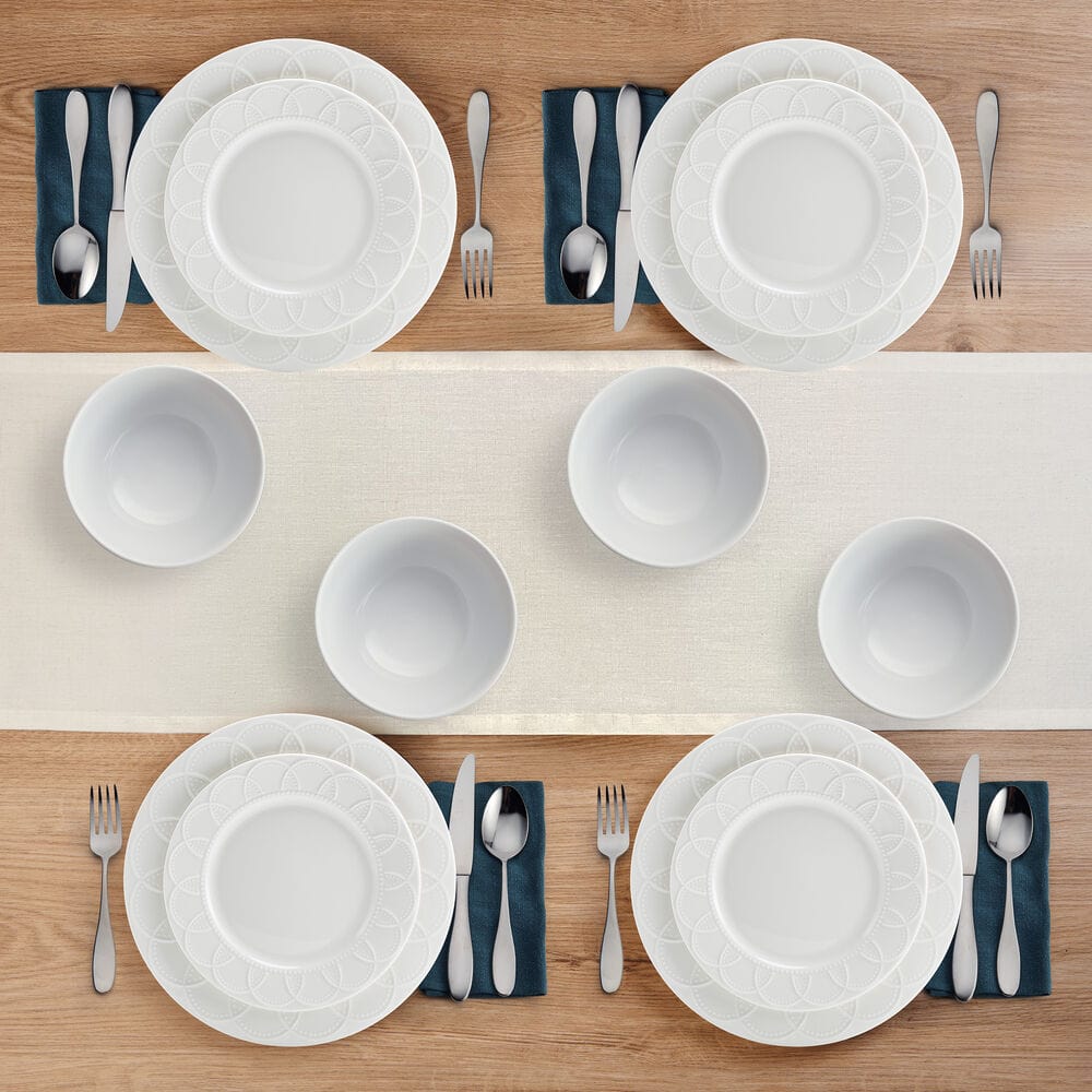 Jules 12 Piece Dinnerware Set, Service for 4