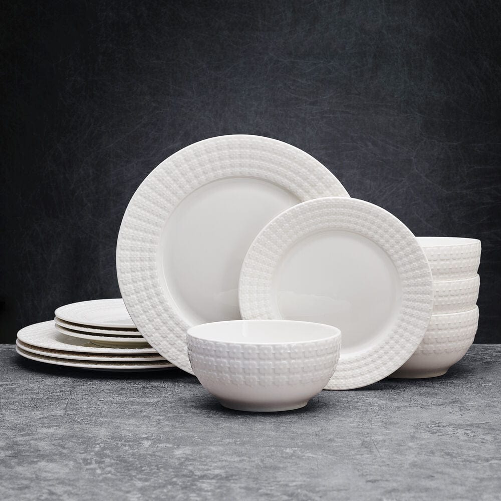 Lexi 12 Piece Dinnerware Set, Service for 4