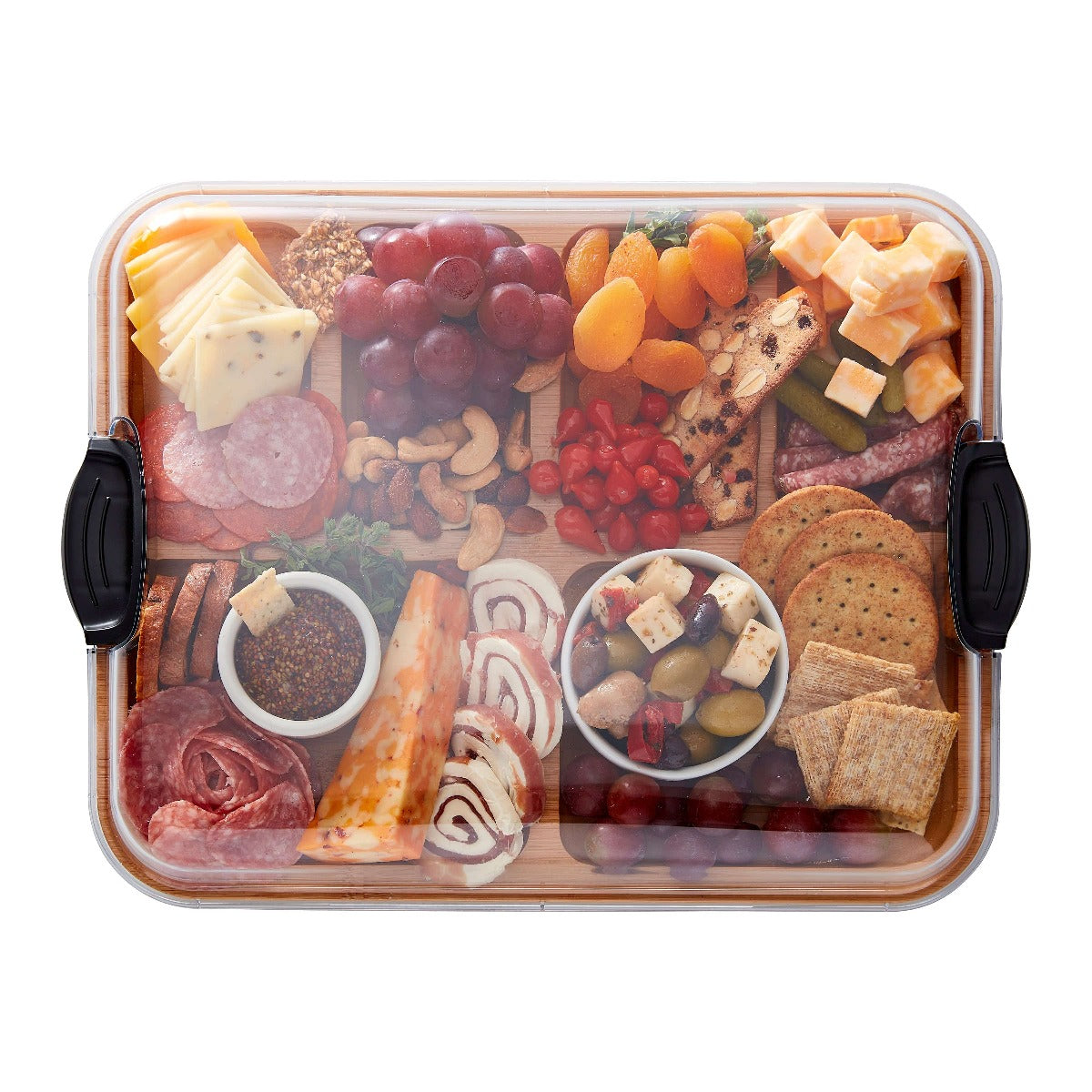 Farberware Build-A-Board ™ Cutting Board with Clear Locking Lid, 11x14