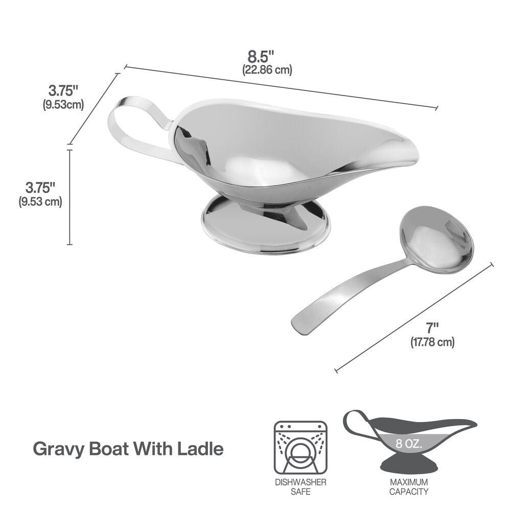 Gravy Boat and Ladle Set