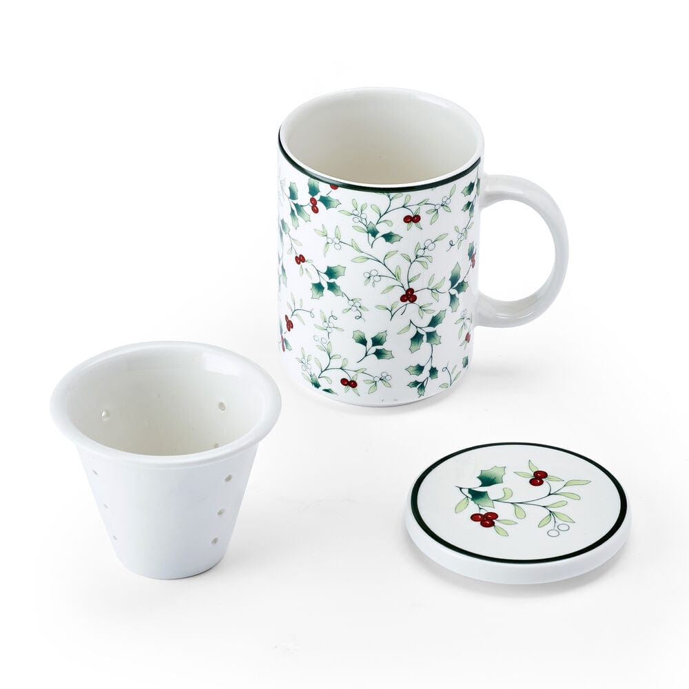 Winterberry® Covered Mug with Tea Infuser