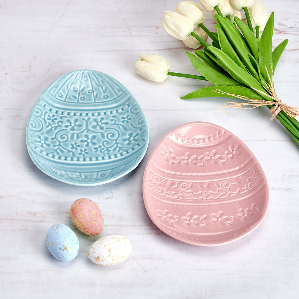 Easter Egg Pink Plate