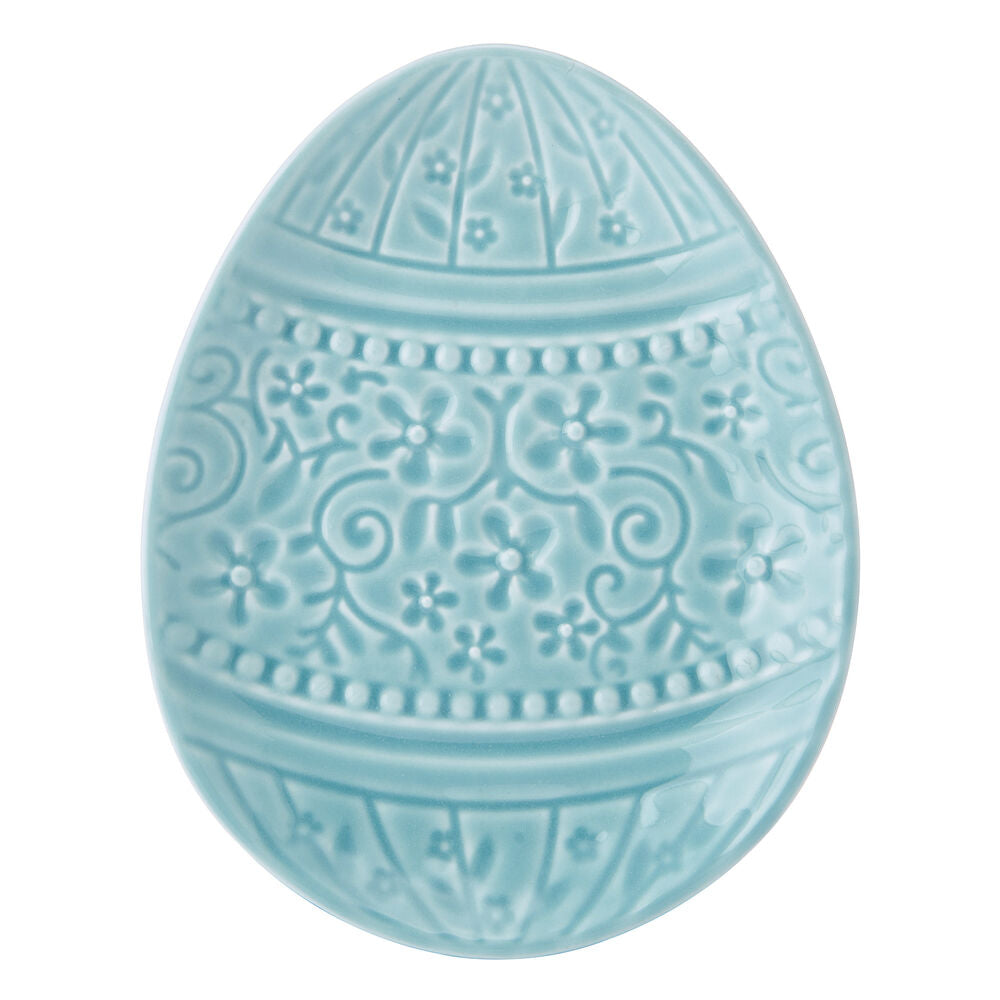 Easter Egg Teal Plate