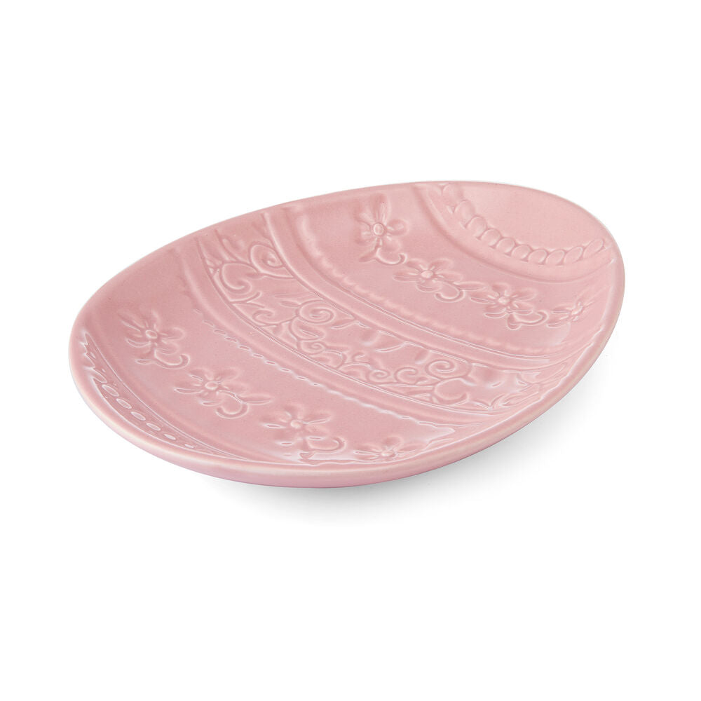 Easter Egg Pink Plate