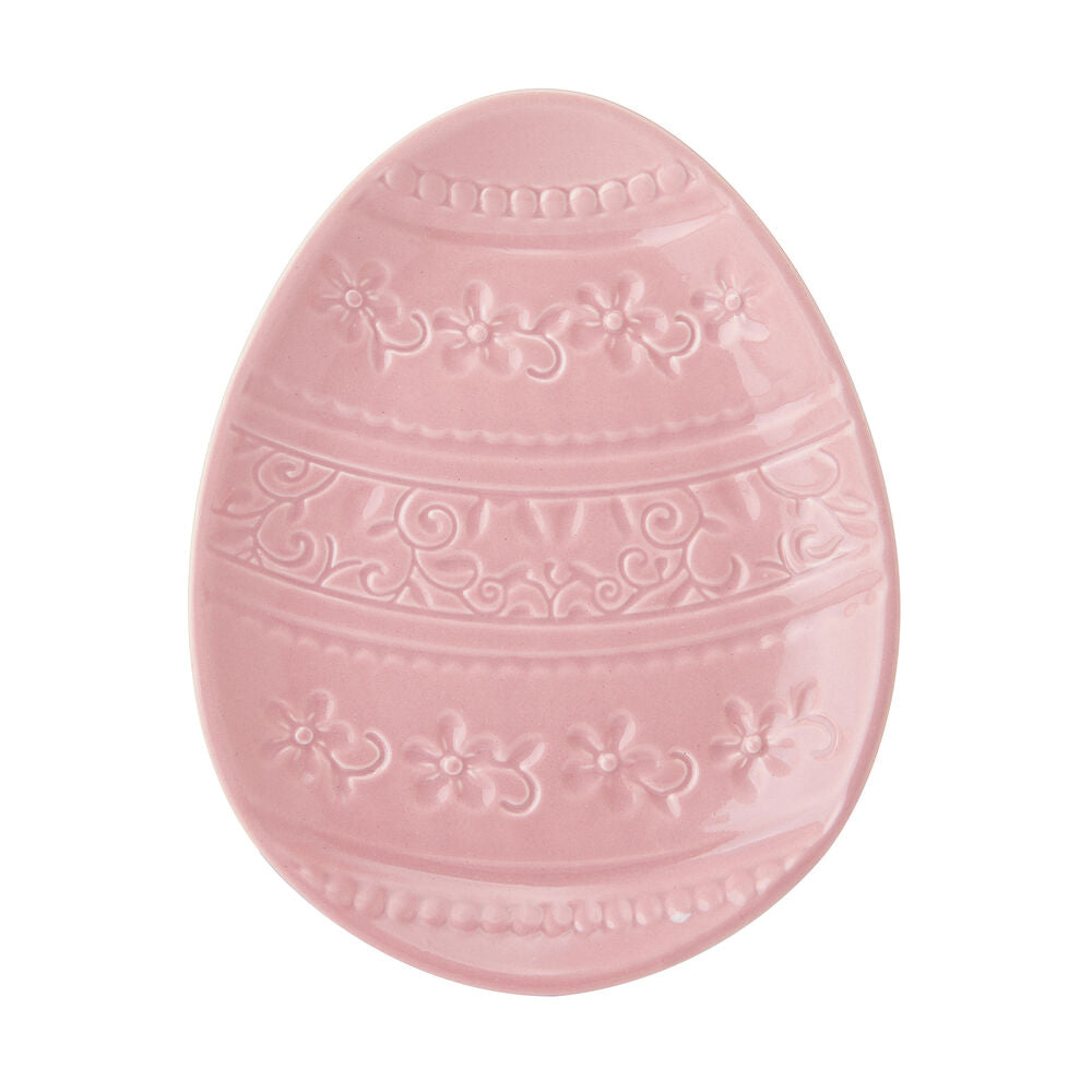 Easter Egg Pink Plate