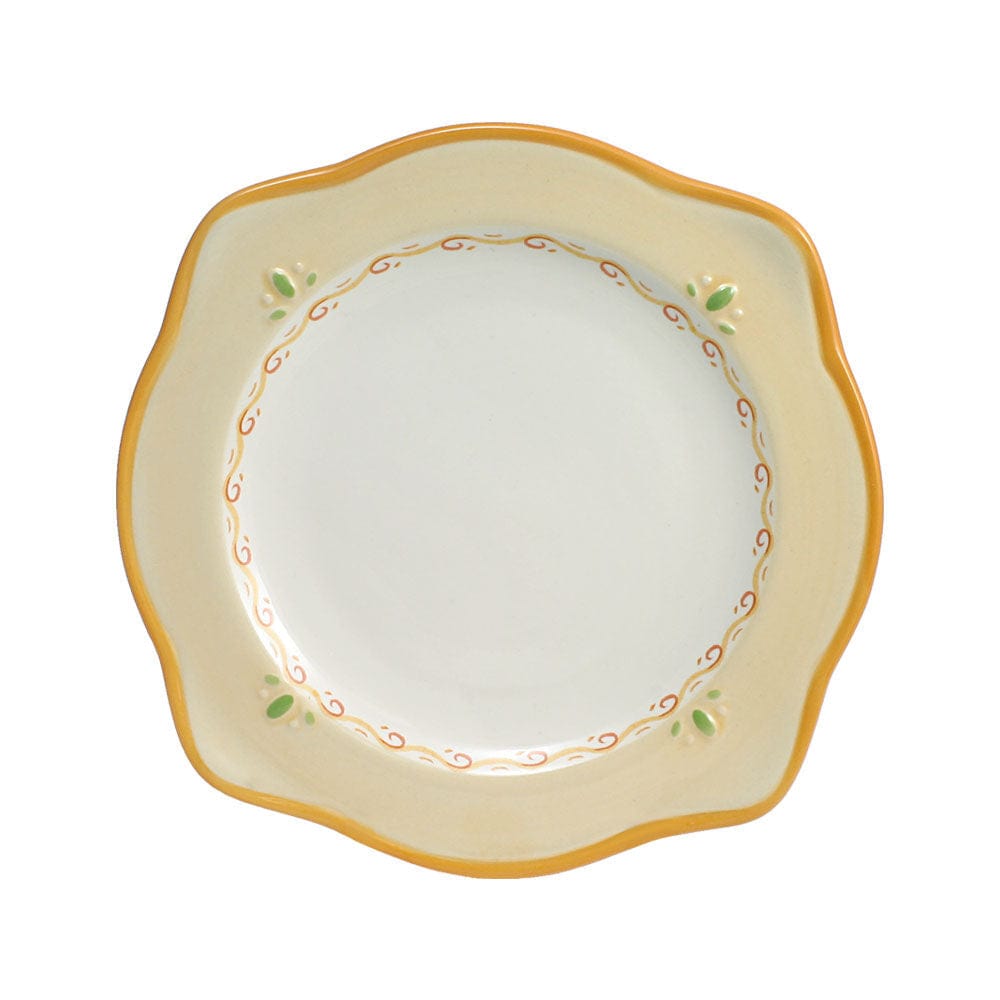 Villa della Luna® Set of 4 Scalloped Salad Plates